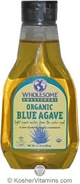 Wholesome Sweeteners Kosher Organic Blue Agave Sweetener Light 23.5 OZ